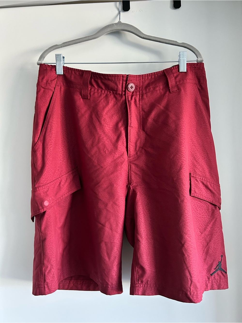 Jordan Men's Cargo Shorts in Deep Red